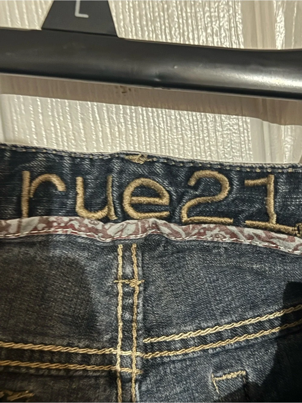Rue21 Black Distressed Denim Cutoff Shorts